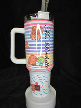 40 oz custom photo tumbler by APM Printing