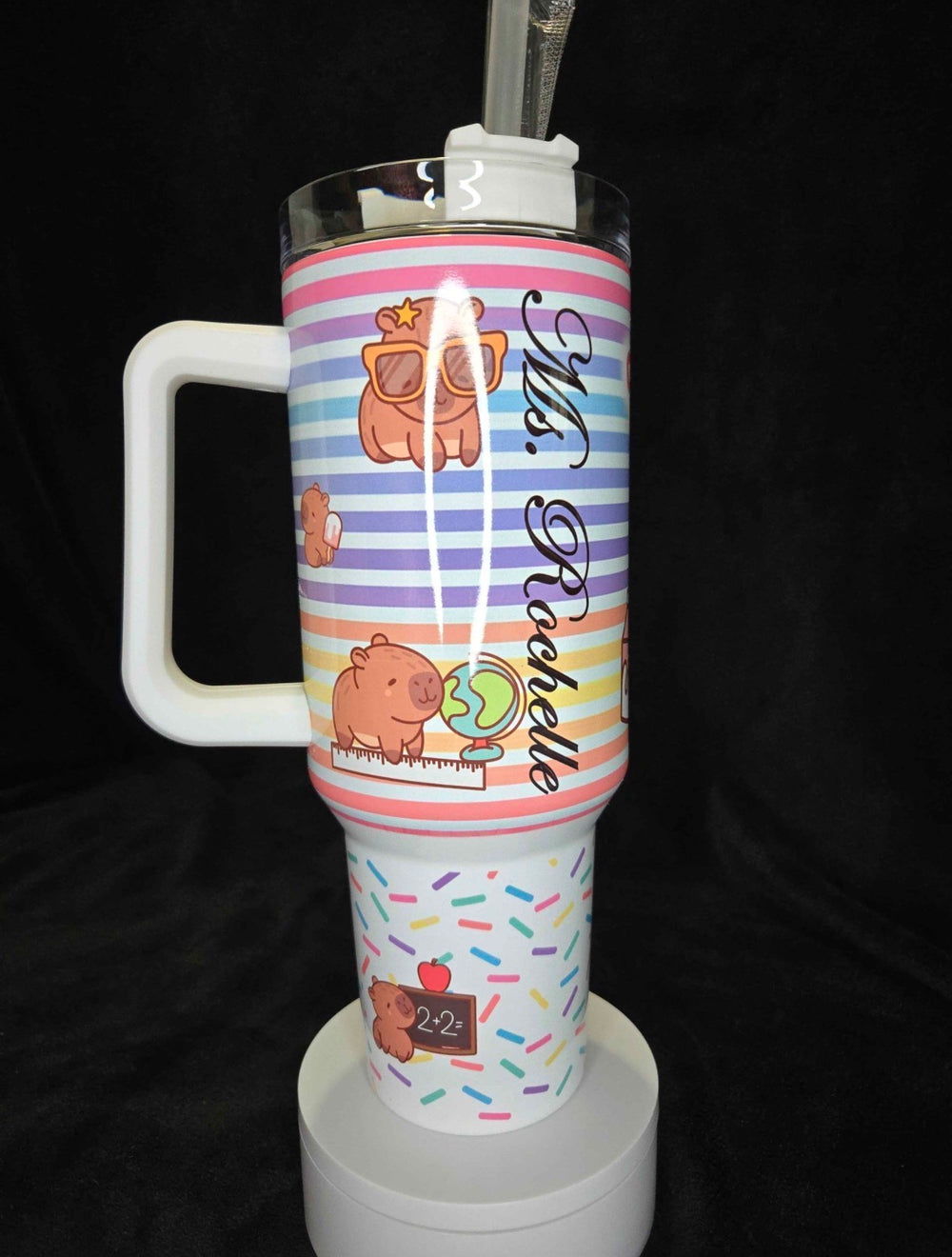 40 oz custom photo tumbler by APM Printing