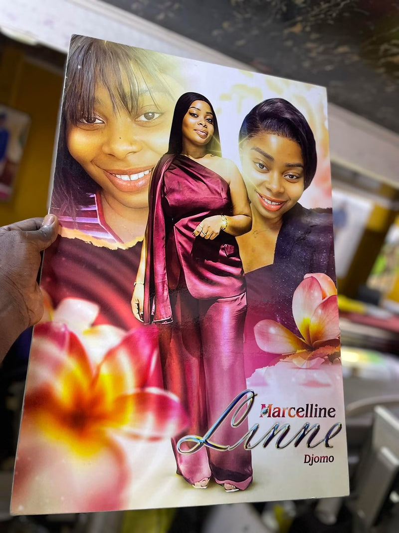 Personalized metal photo print example by APM Printing