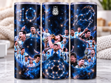 Personalized soccer team tumbler with photo and jersey number – APM Custom Printing