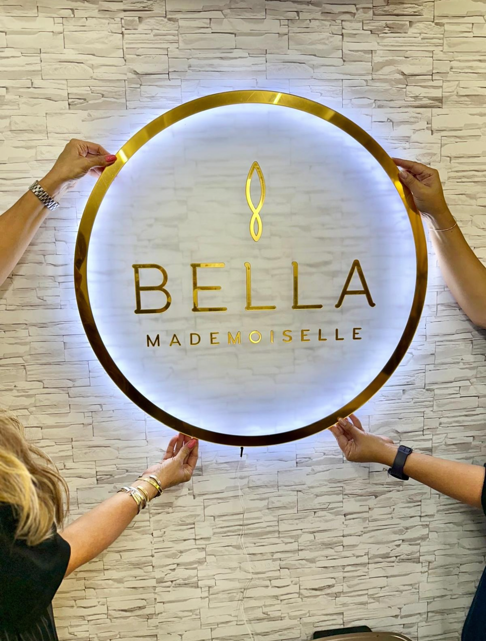 Custom logo acrylic trophy – personalized award by APM Custom Printing