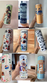 Personalized stainless steel tumbler alternate view