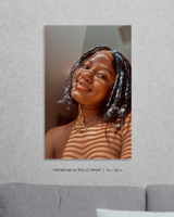 Custom acrylic wall photo – personalized glossy home décor by APM Custom Printing