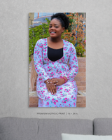 Personalized acrylic photo wall art – custom glossy print by APM Custom Printing