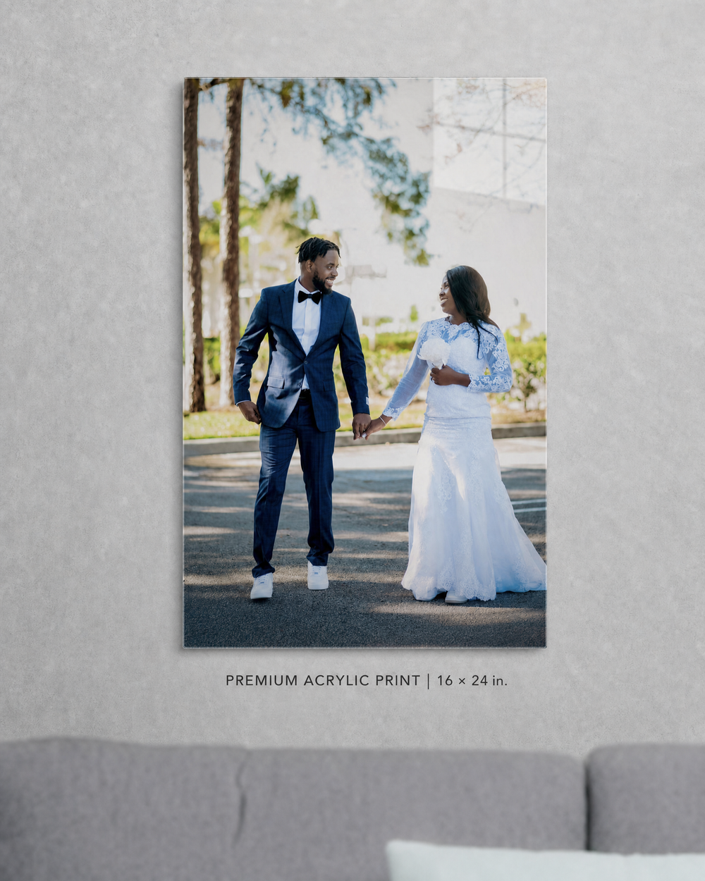 Personalized acrylic photo display – custom wall art gift by APM Custom Printing