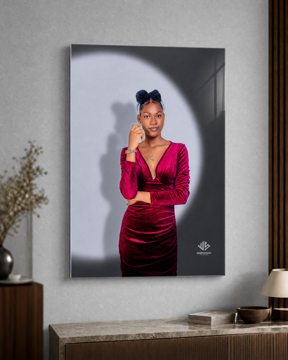 Premium personalized acrylic photo print – glossy custom wall art by APM Custom Printing