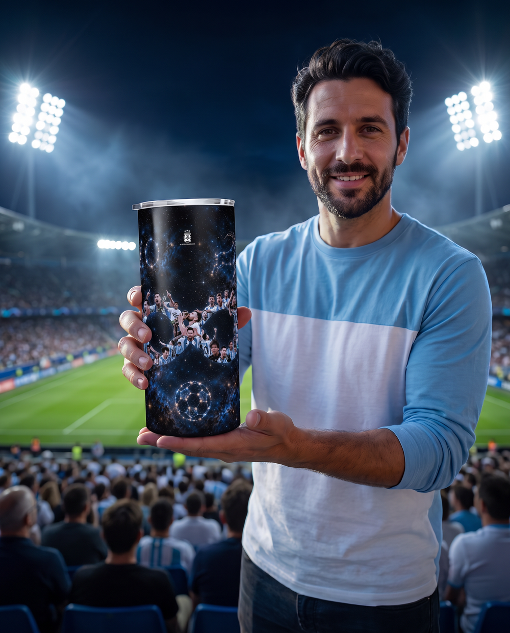 Personalized sports tumbler for soccer fans – APM Custom Printing