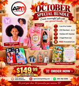 Personalized PVC Photo Board Tumbler Necklace Gift Set OCTOBER Special