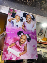 Personalized photo printed on metal by APM Printing