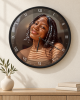 Custom wall clock with your photo and name – APM Custom Printing