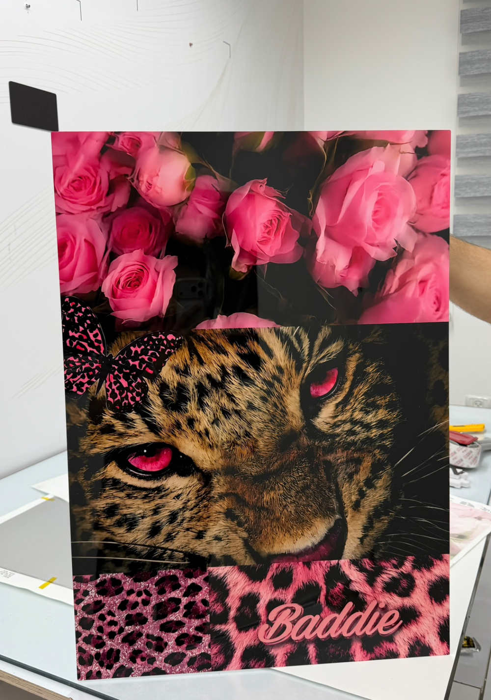 Custom photo metal print example by APM Printing