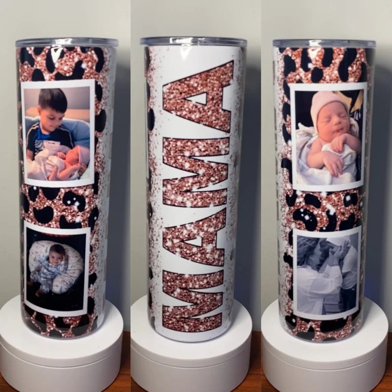 Custom photo tumbler alternate product view