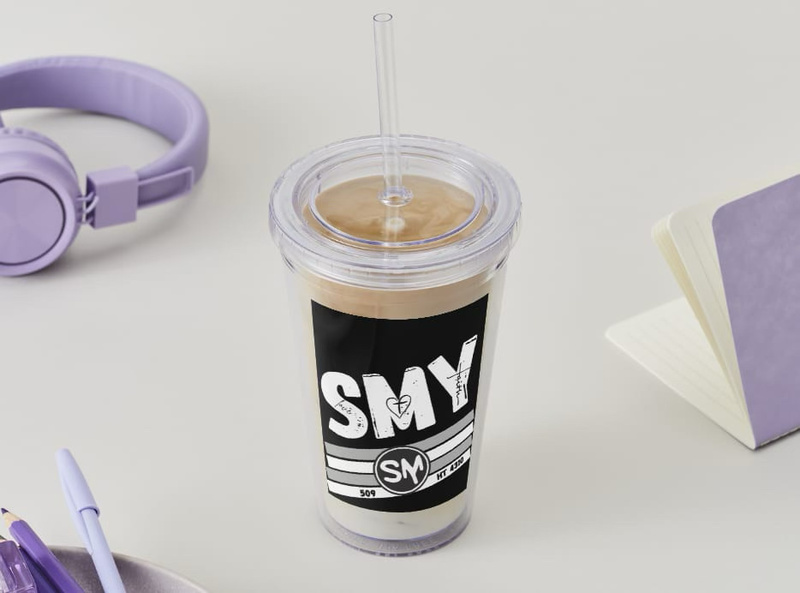 Custom Clear Tumbler personalized by APM Printing