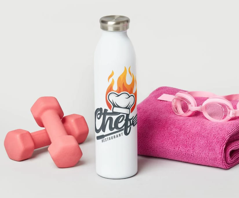Custom Stainless Steel Water Bottle personalized by APM Printing