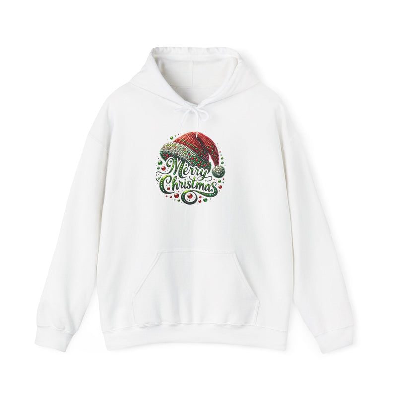 Merry Christmas Santa Hat Hoodie – Festive Holiday Pullover — 1