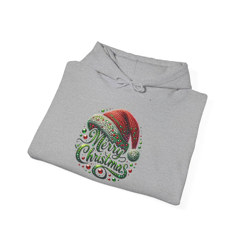 Merry Christmas Santa Hat Hoodie – Festive Holiday Pullover — 17