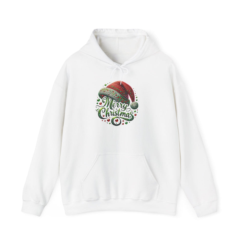 Merry Christmas Santa Hat Hoodie – Festive Holiday Pullover — 1