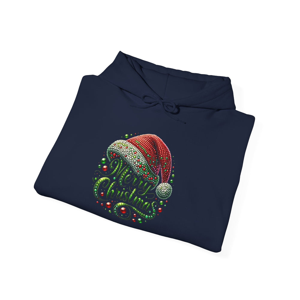 Merry Christmas Santa Hat Hoodie – Festive Holiday Pullover — 20