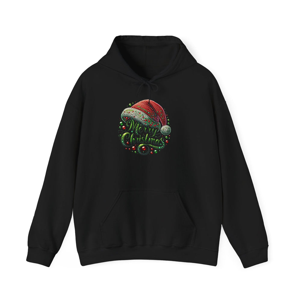 Merry Christmas Santa Hat Hoodie – Festive Holiday Pullover — 2