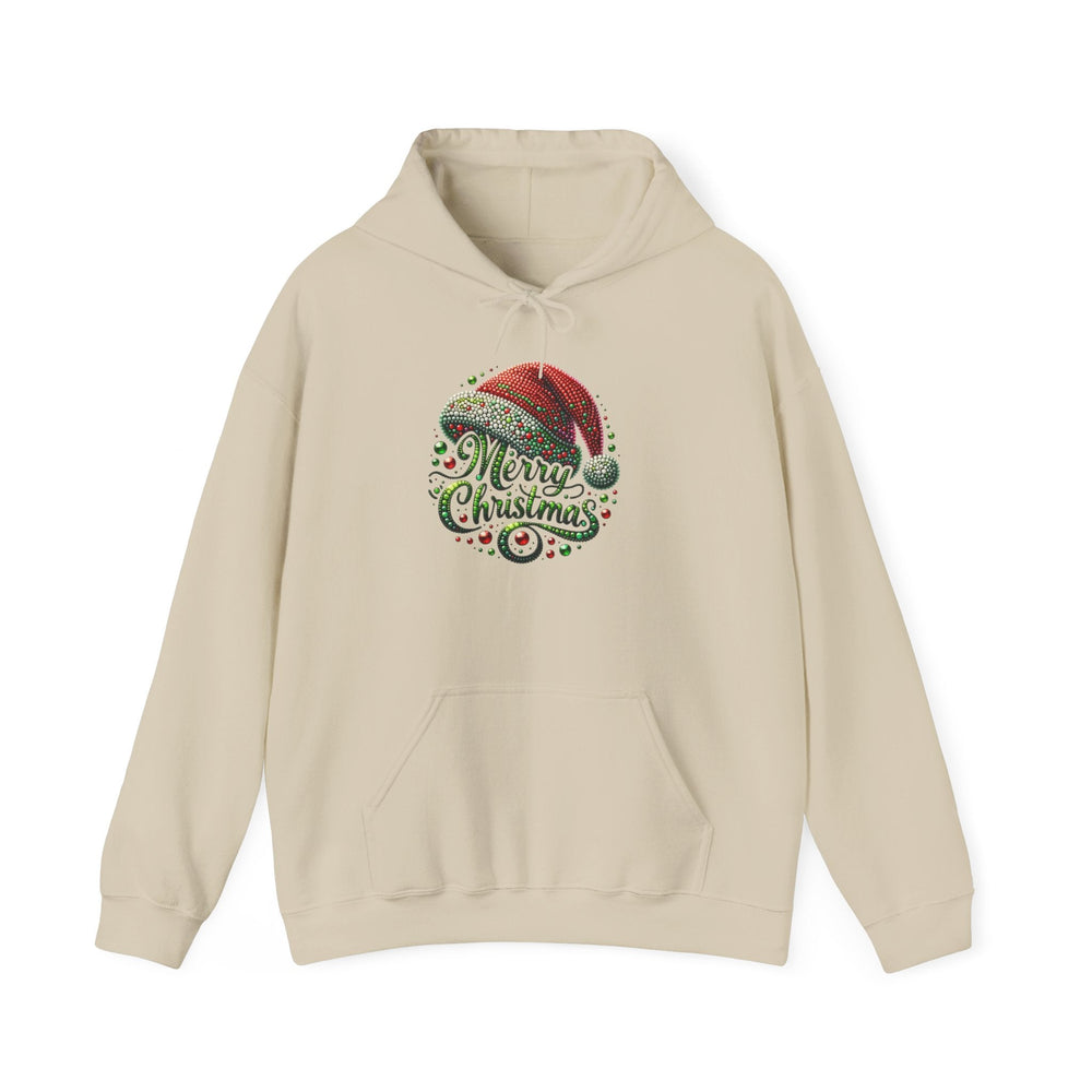 Merry Christmas Santa Hat Hoodie – Festive Holiday Pullover — 3