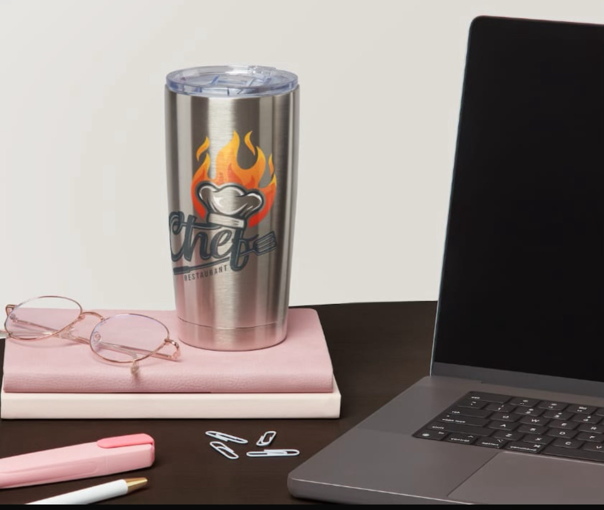 Personalized 20 oz photo tumbler by APM Custom Printing